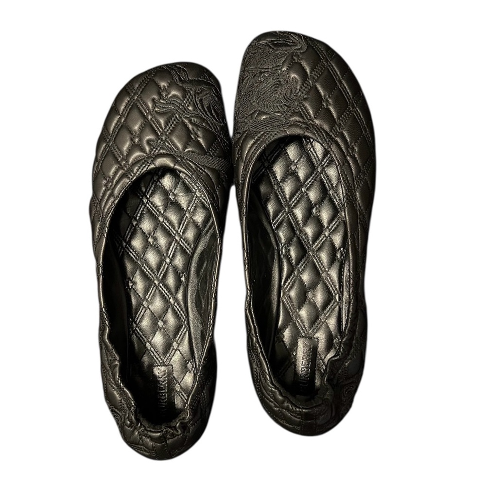 Burberry Sadler Quilted Lambskin Ballerina Flats